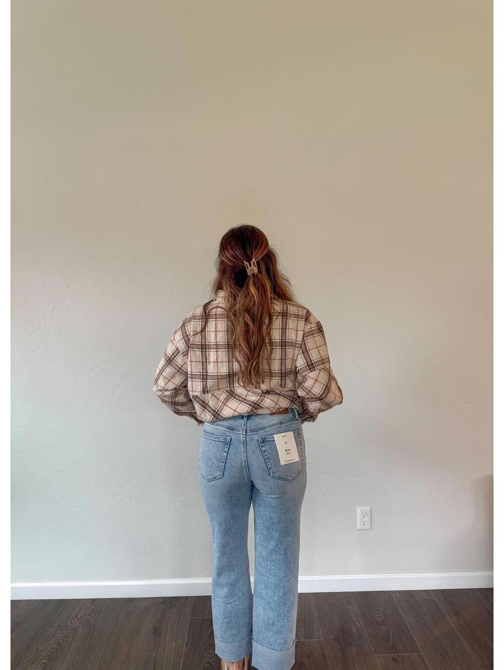 Straight Leg Hidden Jeans